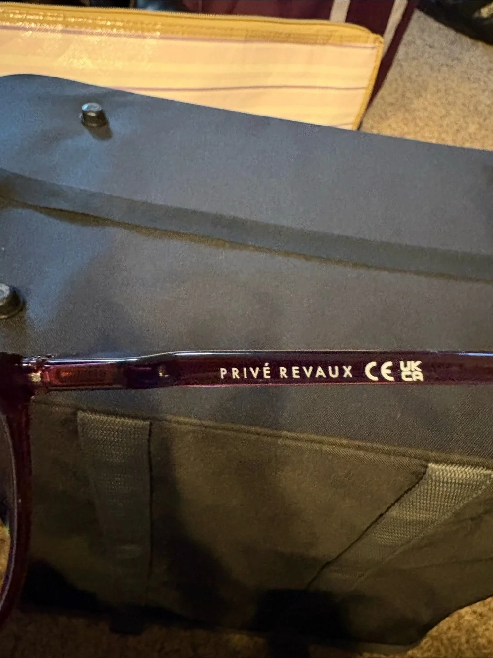 Prive Reveaux Burgundy Cat Reading Glasses +2.00